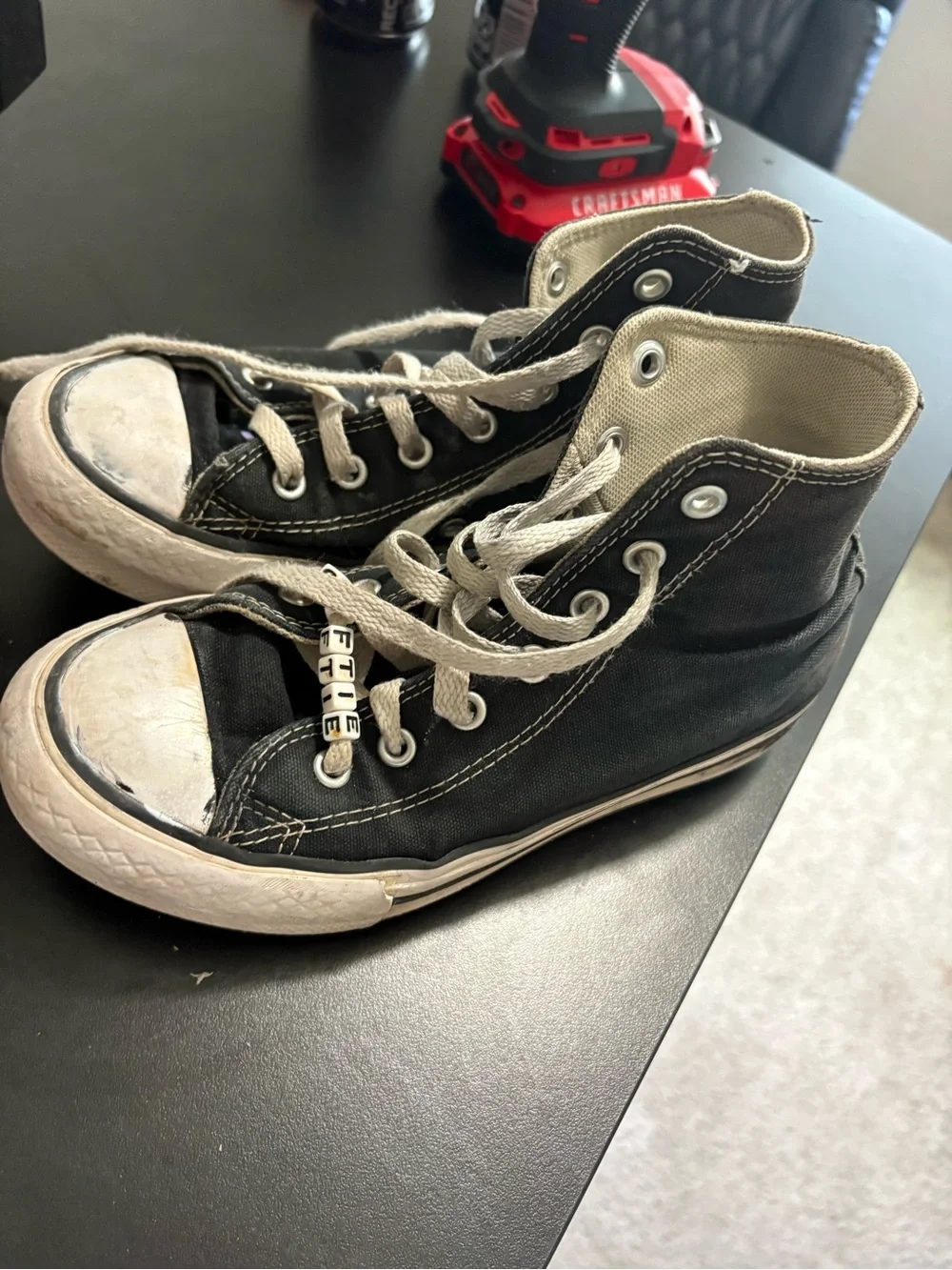 These well-loved high-top sneakers are looking for their next Swiftie to adore!